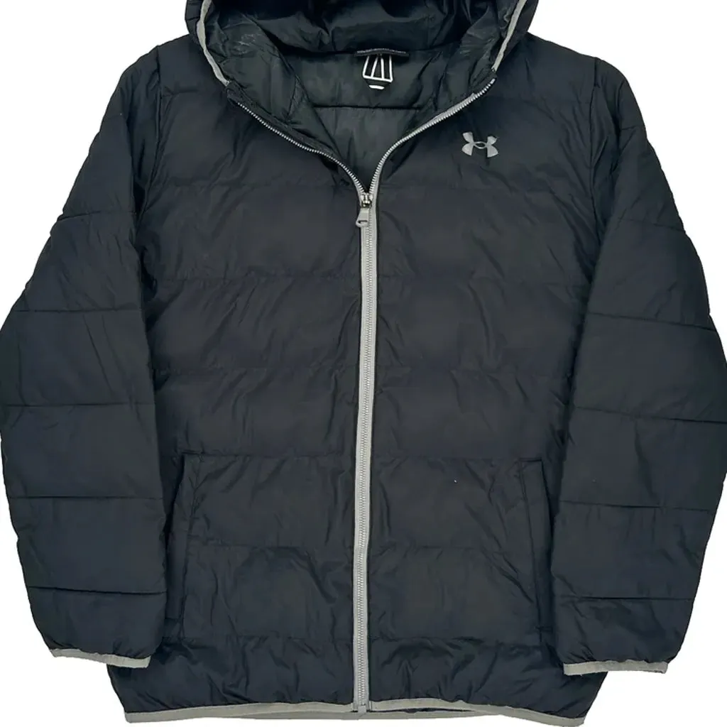 Age 14 Under Armour Puffer - Large Black Polyester