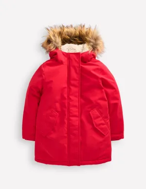 Authentic Waterproof Parka-Cherry Tomato Red