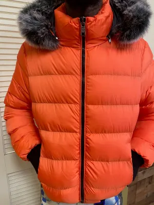 Avenue Paris - Men's Puffer Jacket - Orange