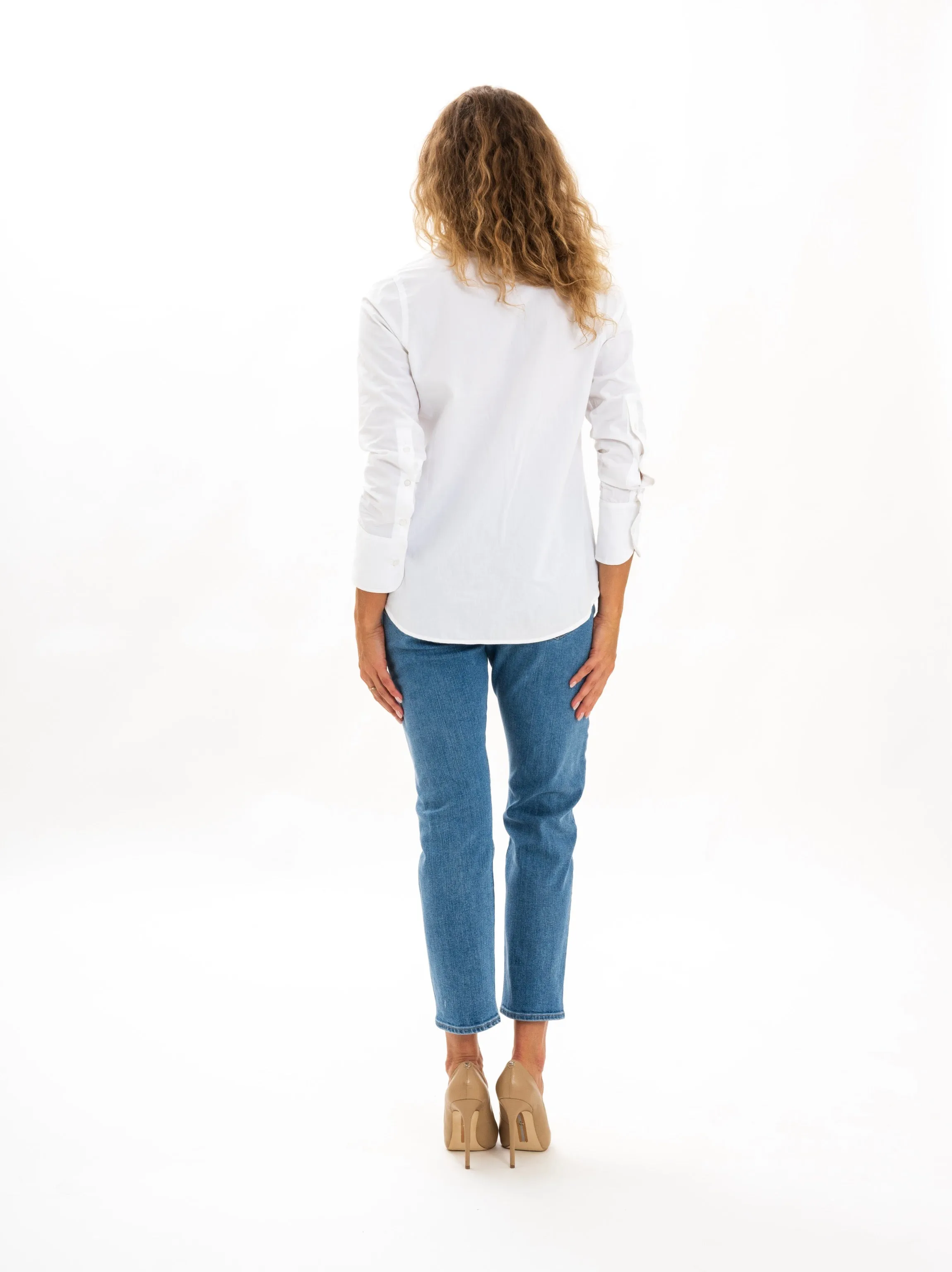 Billy Classic Button Down In White