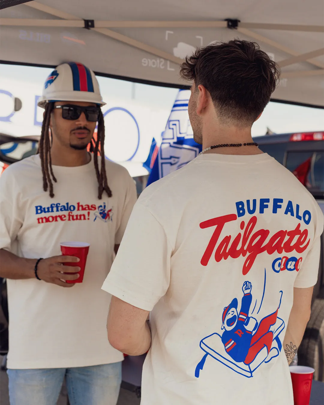Buffalo Tailgate Club Cream Short Sleeve Shirt
