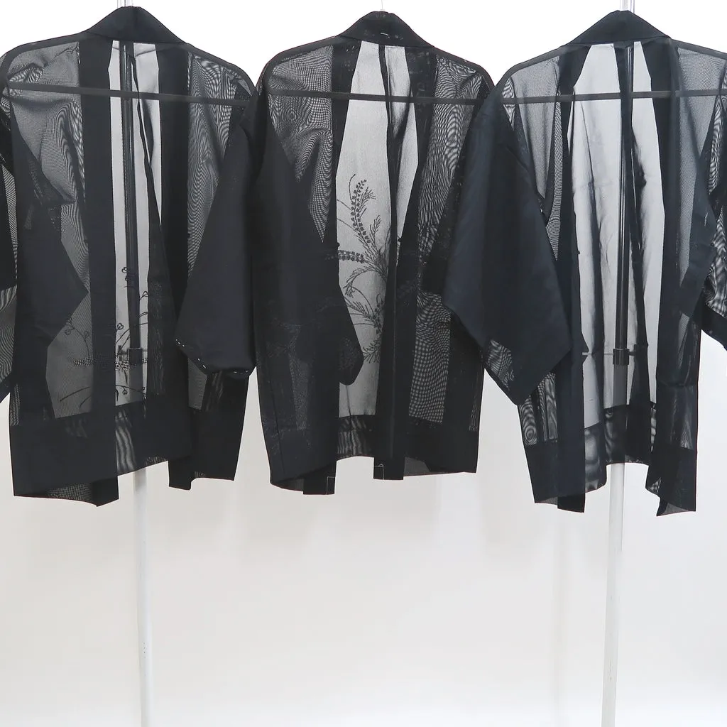 Bundle 12pcs Silk See-Through Haori Jacket Wholesale Bulk Free Shipping #365
