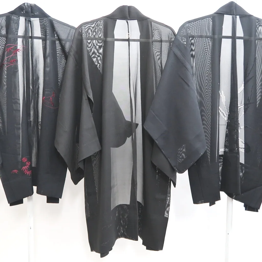 Bundle 12pcs Silk See-Through Haori Jacket Wholesale Bulk Free Shipping #548