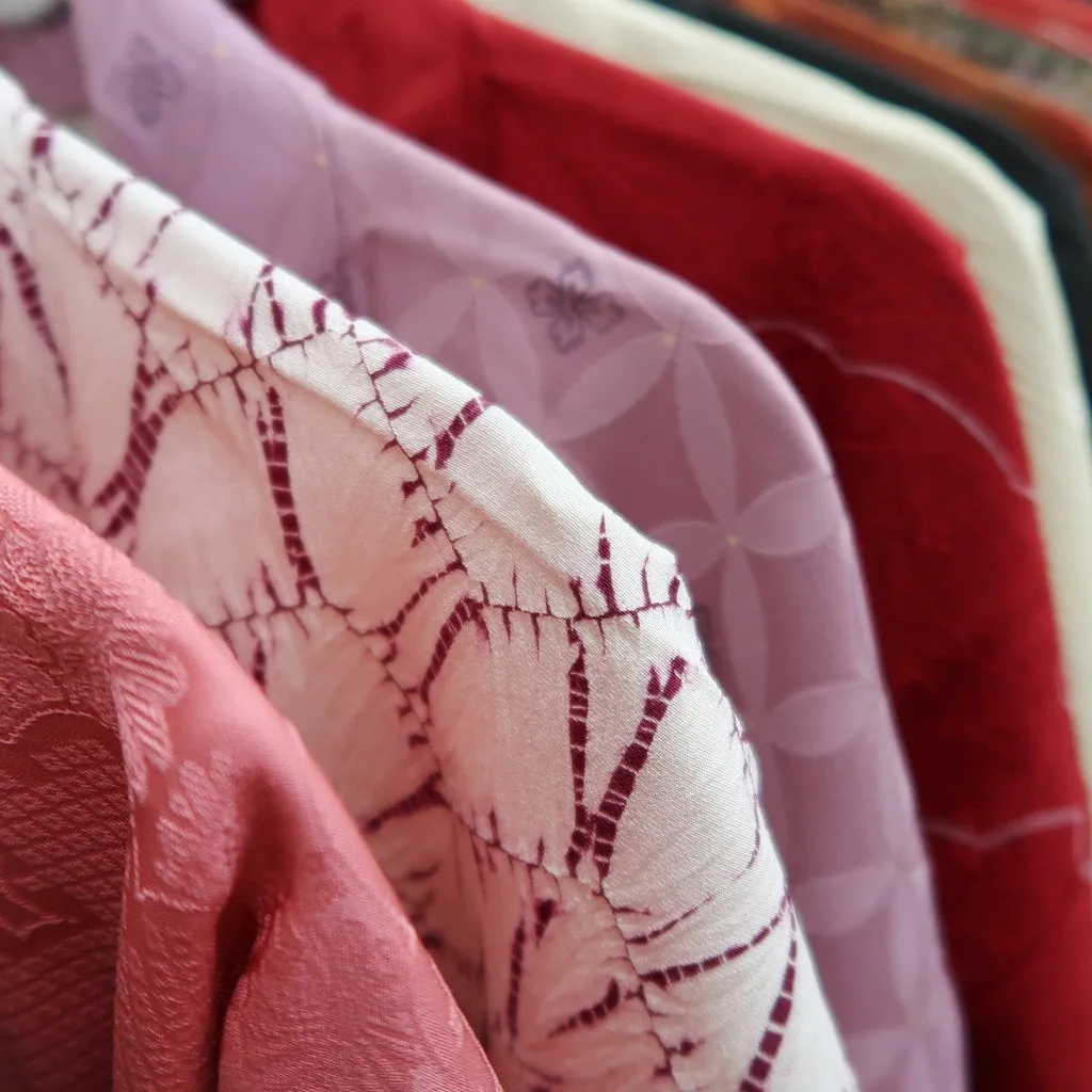 Bundle 15pcs Silk Colored Haori Jacket Wholesale Bulk Free Shipping #369