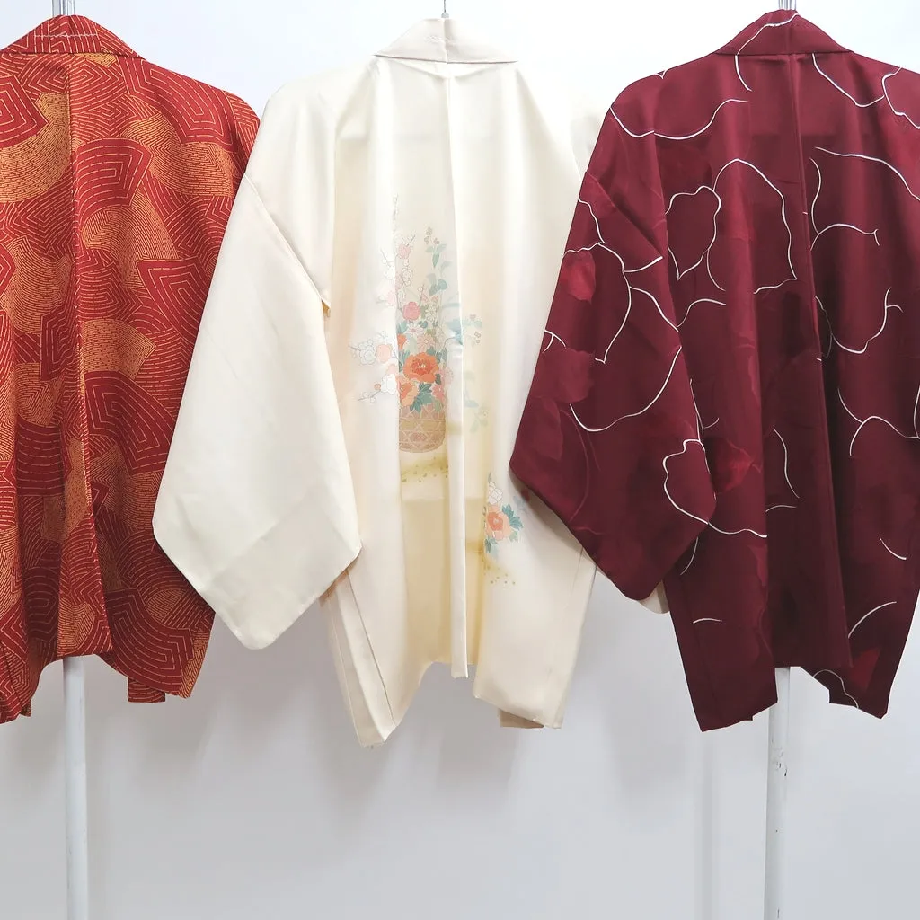 Bundle 15pcs Silk Haori Jacket Wholesale Bulk Free Shipping #567