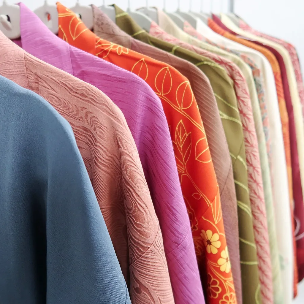 Bundle 15pcs Silk Haori Jacket Wholesale Bulk Free Shipping #567