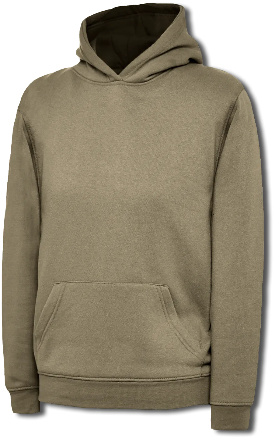 Childrens Classic Hooded Sweatshirt | Olive