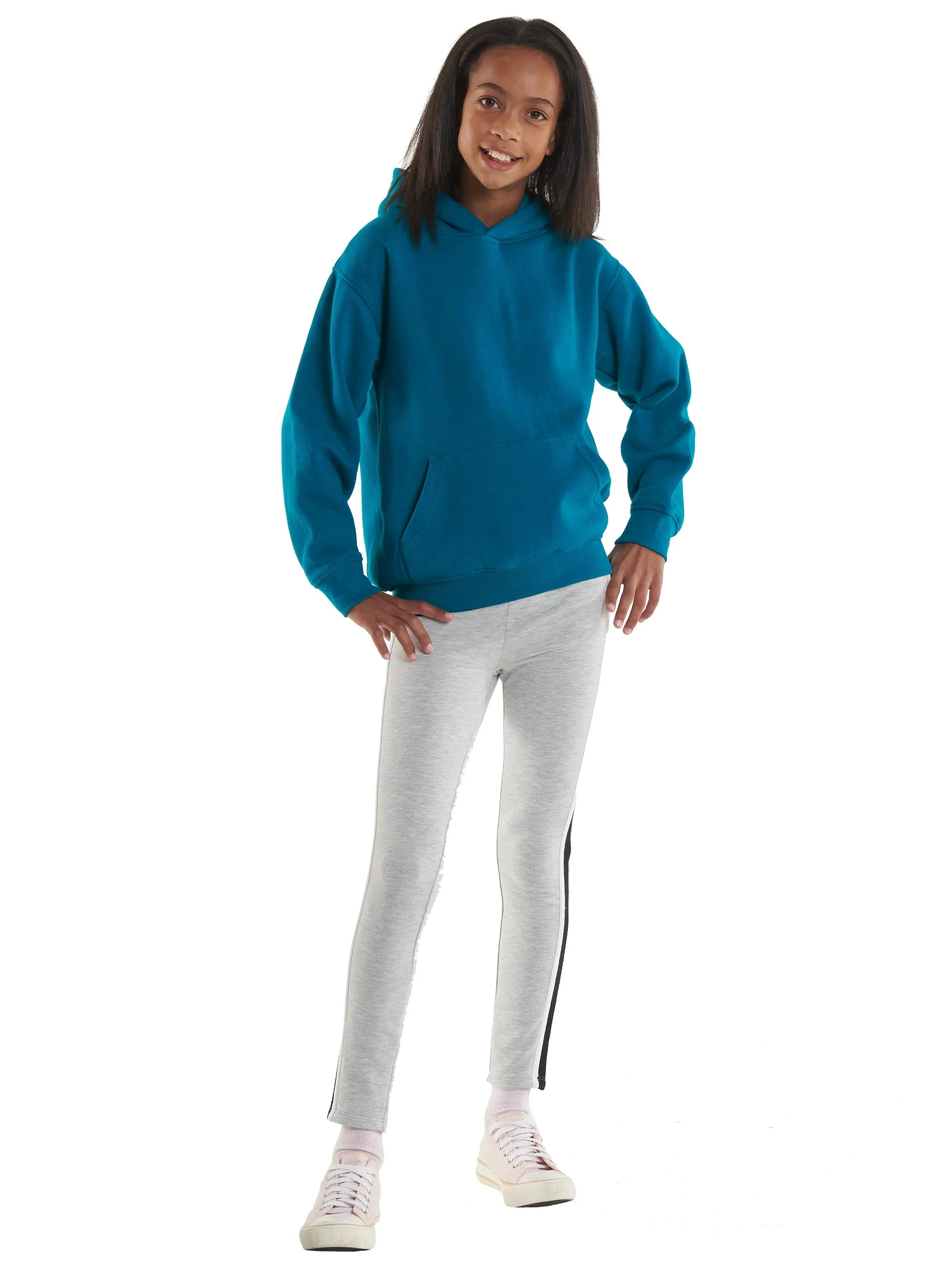 Childrens Classic Hooded Sweatshirt | Olive