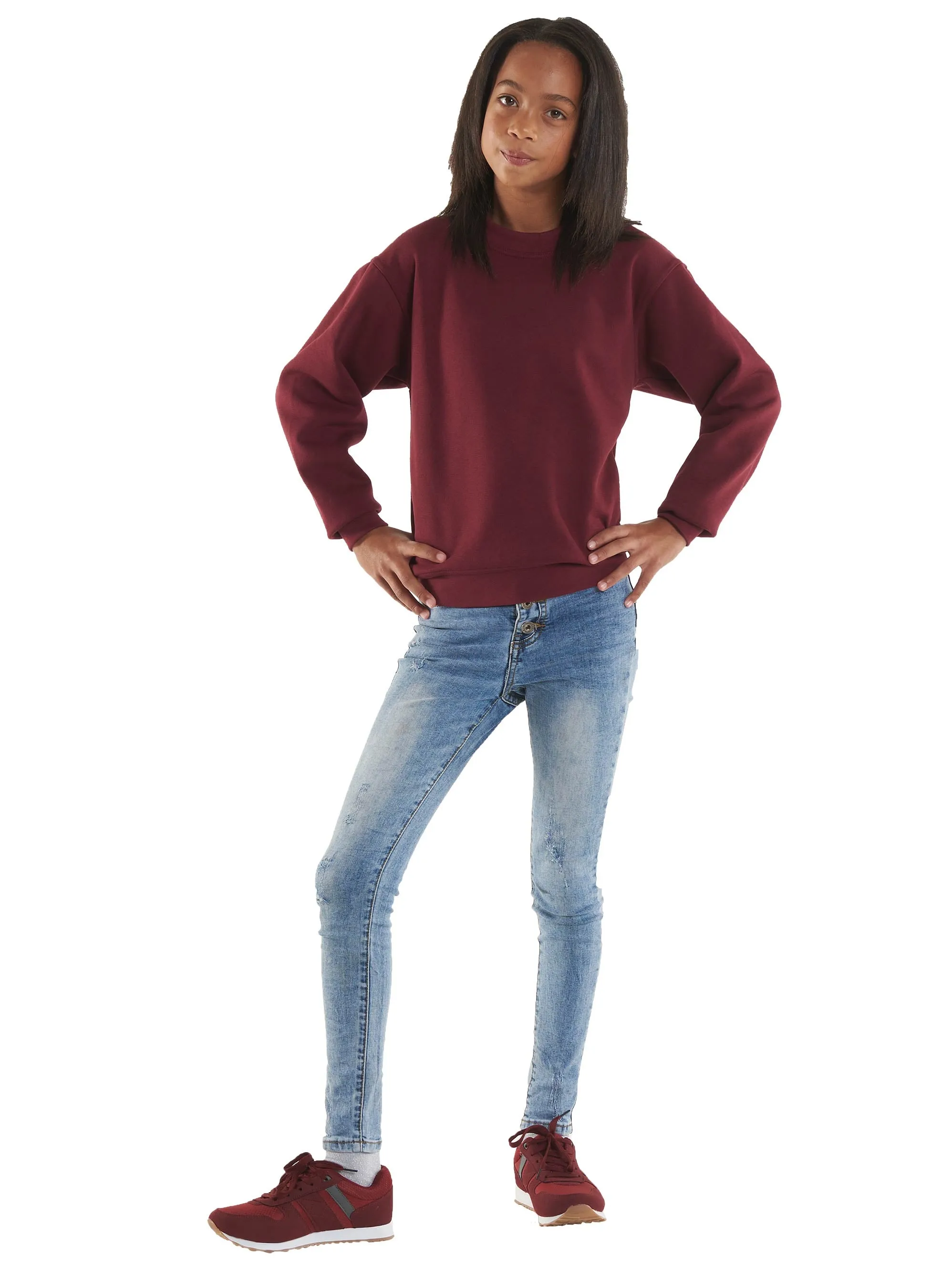Childrens Classic Sweatshirt | Heather Grey