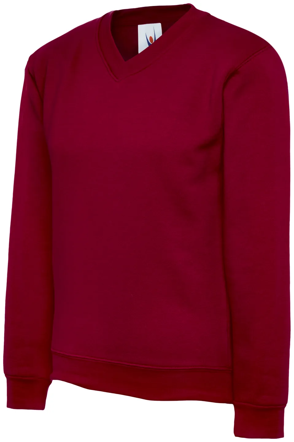 Childrens Classic V-Neck Sweatshirt | Maroon
