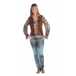 Costume femme hippie t-shirt