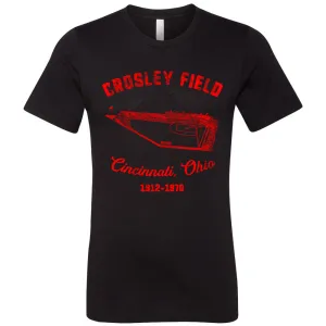 Crosley Field T Shirt | Crosley Field Black Red Print T Shirt