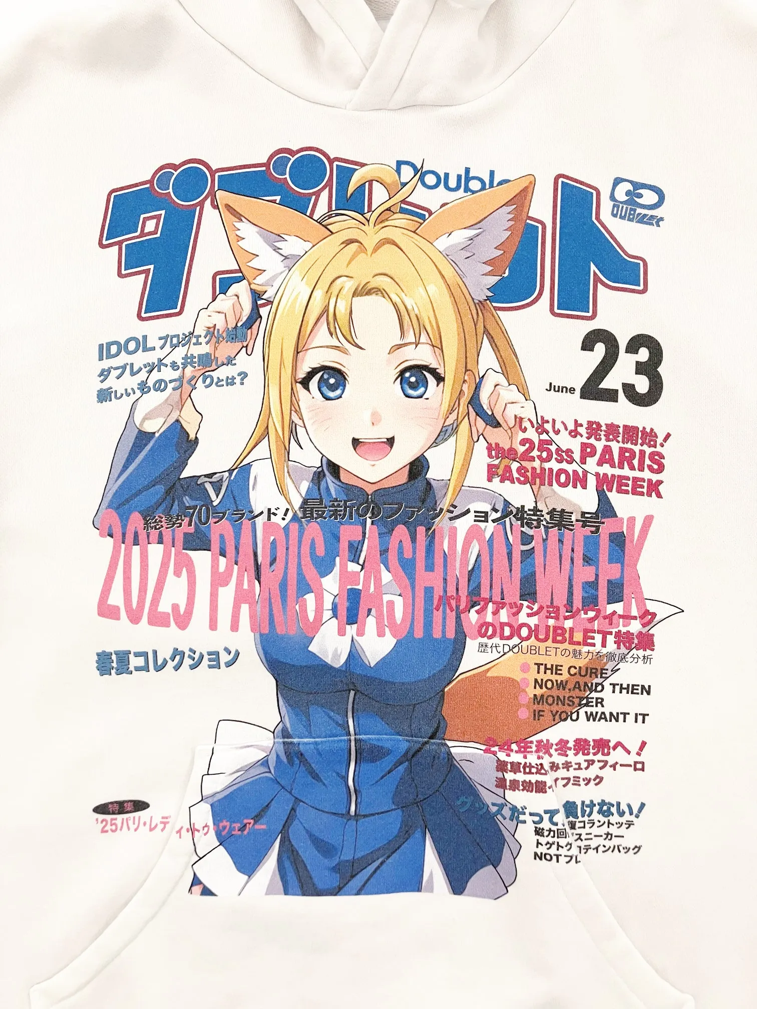 doublet / ANIME PRINT HOODIE (FOX)