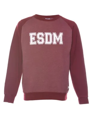 Esmd Printed Sweatshirt - XS