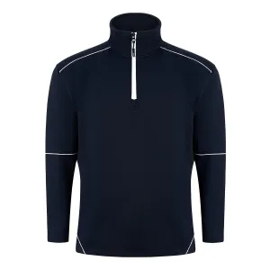 Fireback Quarter Zip Sweatshirt | Navy - Navy