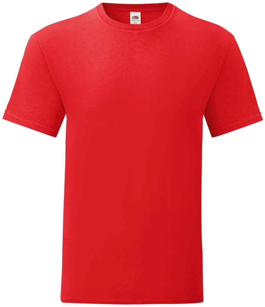 Fruit of the Loom Iconic 150 T-Shirt - Blue, Purple, Red