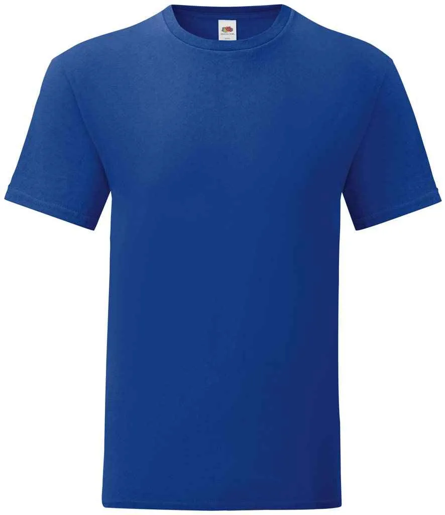 Fruit of the Loom Iconic 150 T-Shirt - Blue, Purple, Red