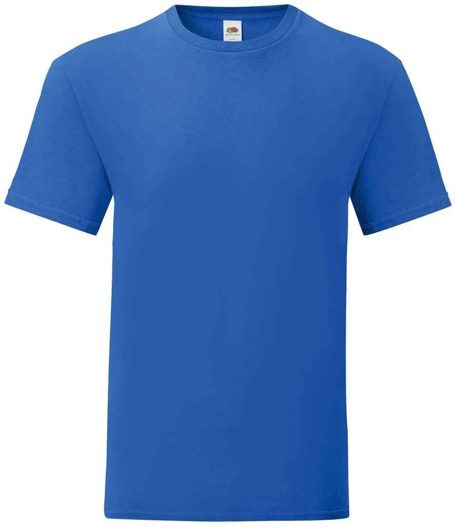 Fruit of the Loom Iconic 150 T-Shirt - Blue, Purple, Red