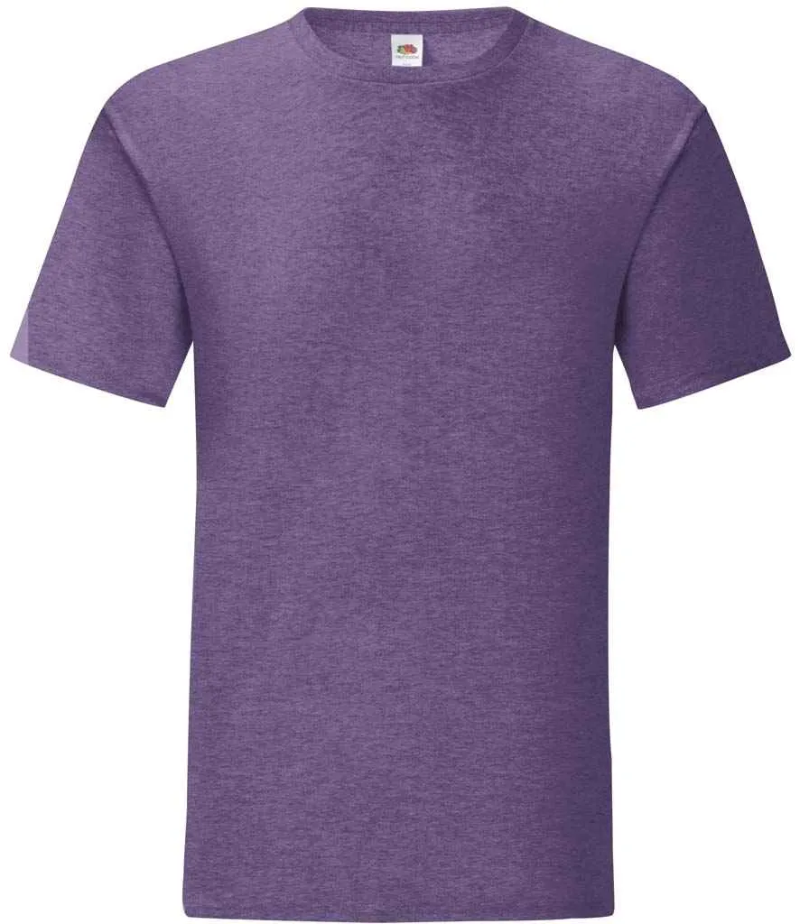Fruit of the Loom Iconic 150 T-Shirt - Blue, Purple, Red