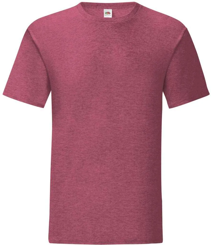 Fruit of the Loom Iconic 150 T-Shirt - Blue, Purple, Red