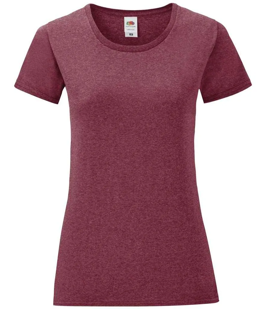 Fruit of the Loom Iconic 150 T-Shirt (Ladies) - Dark Colours
