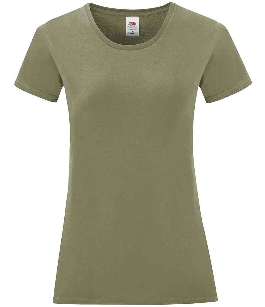 Fruit of the Loom Iconic 150 T-Shirt (Ladies) - Dark Colours