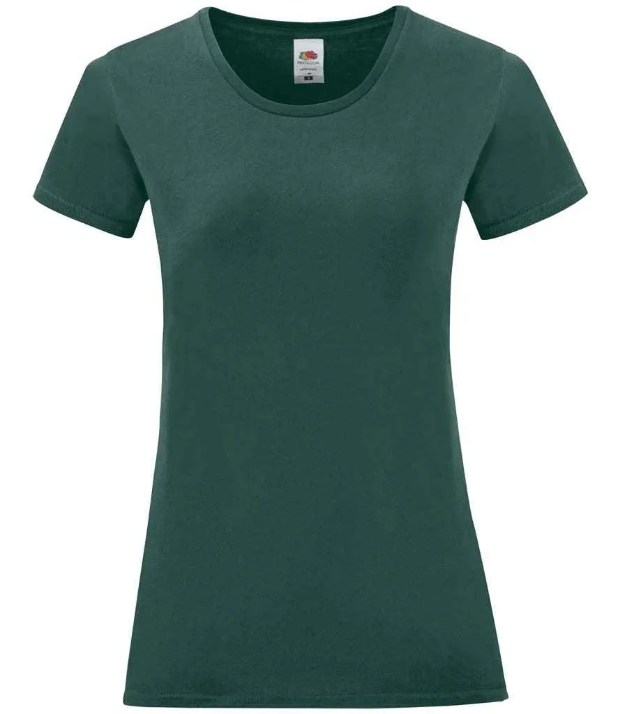Fruit of the Loom Iconic 150 T-Shirt (Ladies) - Dark Colours