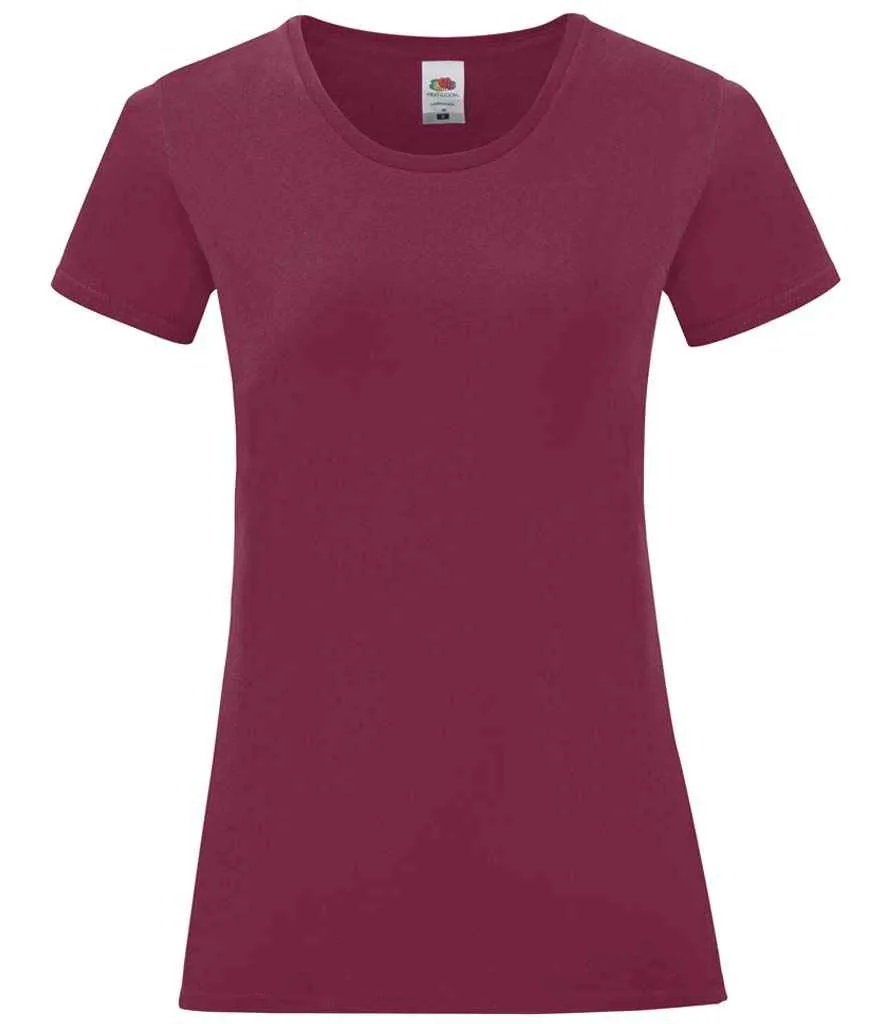 Fruit of the Loom Iconic 150 T-Shirt (Ladies) - Dark Colours