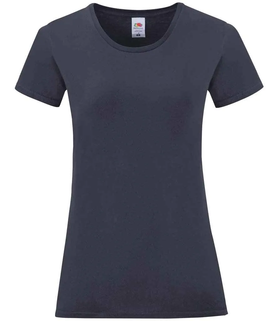 Fruit of the Loom Iconic 150 T-Shirt (Ladies) - Dark Colours