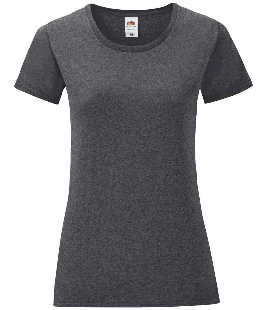 Fruit of the Loom Iconic 150 T-Shirt (Ladies) - Dark Colours