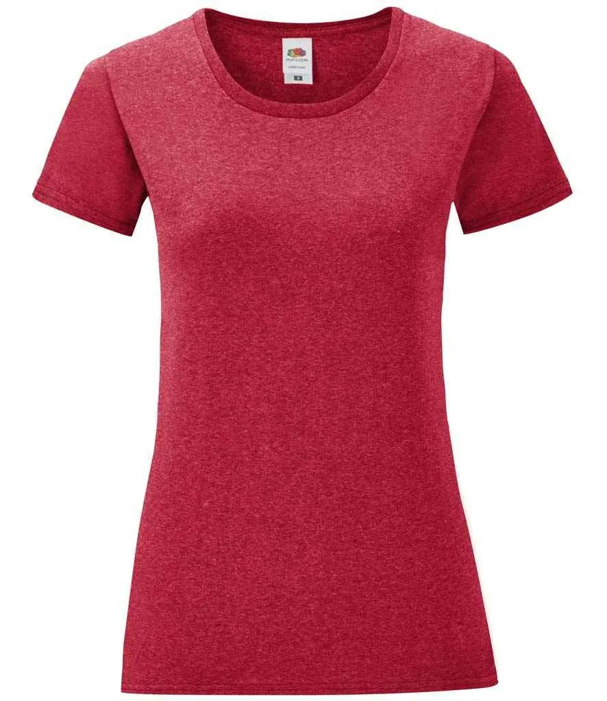 Fruit of the Loom Iconic 150 T-Shirt (Ladies) - Dark Colours