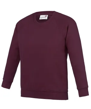 Kids Academy raglan sweatshirt | Academy Burgundy