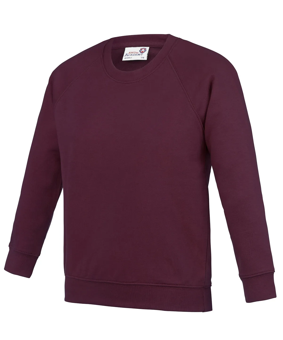 Kids Academy raglan sweatshirt | Academy Burgundy