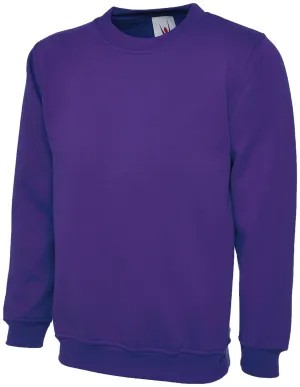 Ladies Deluxe Crew Neck Sweatshirt | Purple