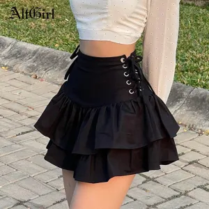Layered Ruffle Skirt