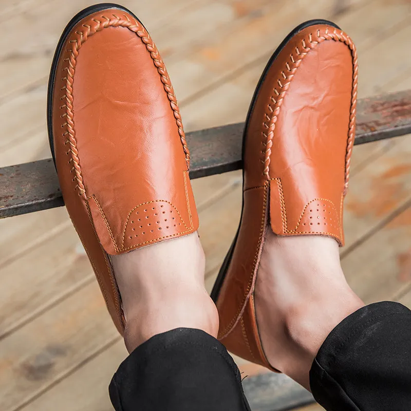 Men's Genuine Leather Moccasins | Casual Loafers