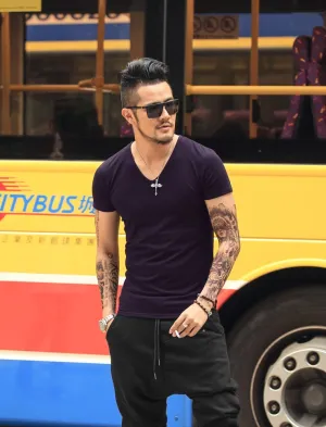 Men's Short Sleeved Thermal T-Shirt
