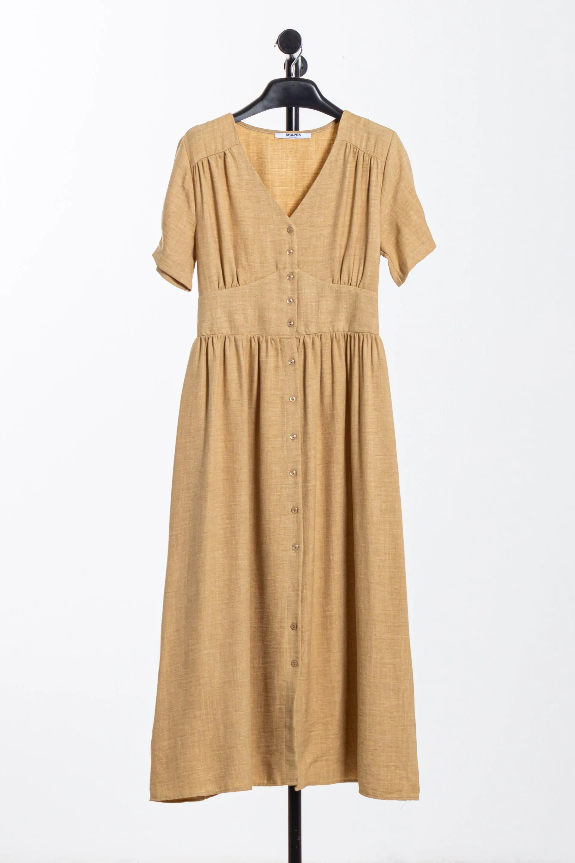 MIDI DRESS WITH A TAPERED WAIST