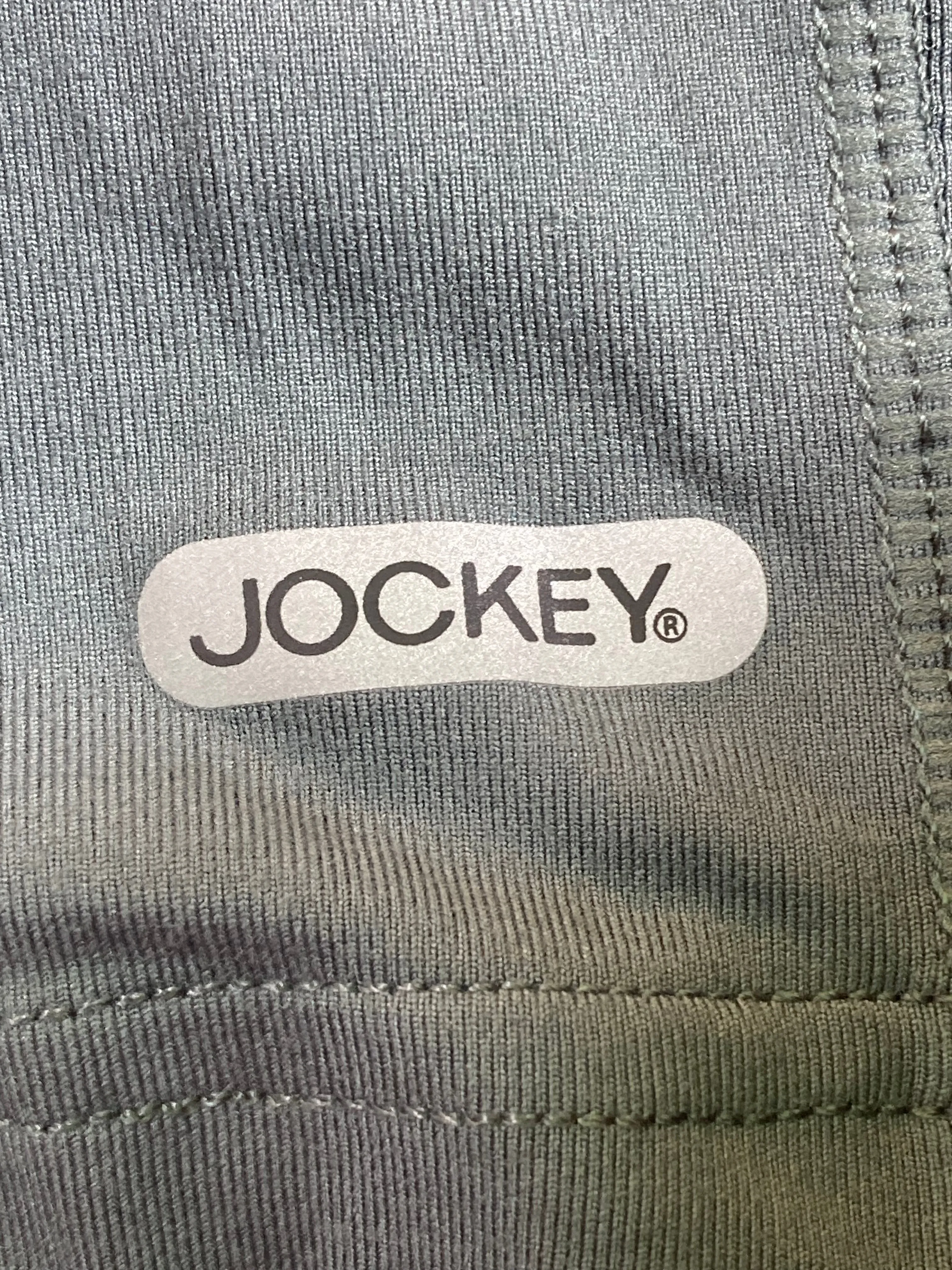 NEW! JOCKEY SPORT THERMAL 2XL Adult Mens Long Sleeve Gray Thermal T Shirt Tee Shirt