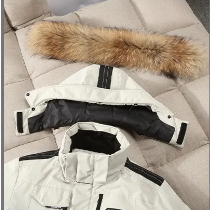 Nordold - Parka Winterjas Heren – Waterafstotend met Afneembare Capuchon en Bontkraag