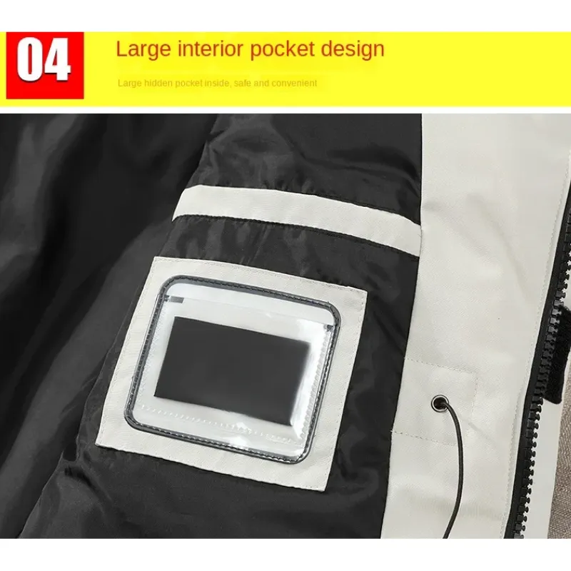 Nordold - Parka Winterjas Heren – Waterafstotend met Afneembare Capuchon en Bontkraag