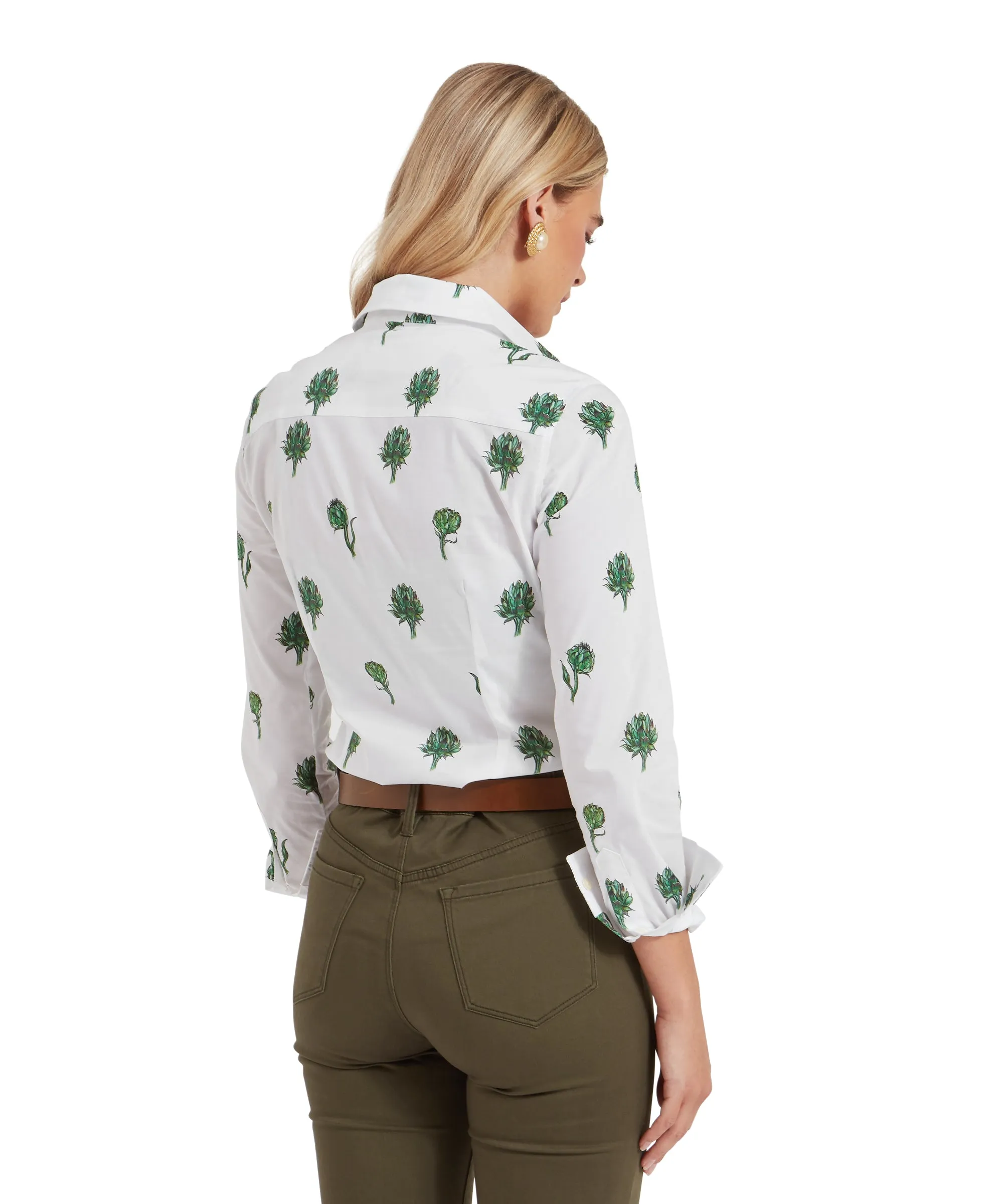 Norfolk Shirt - Artichoke Print