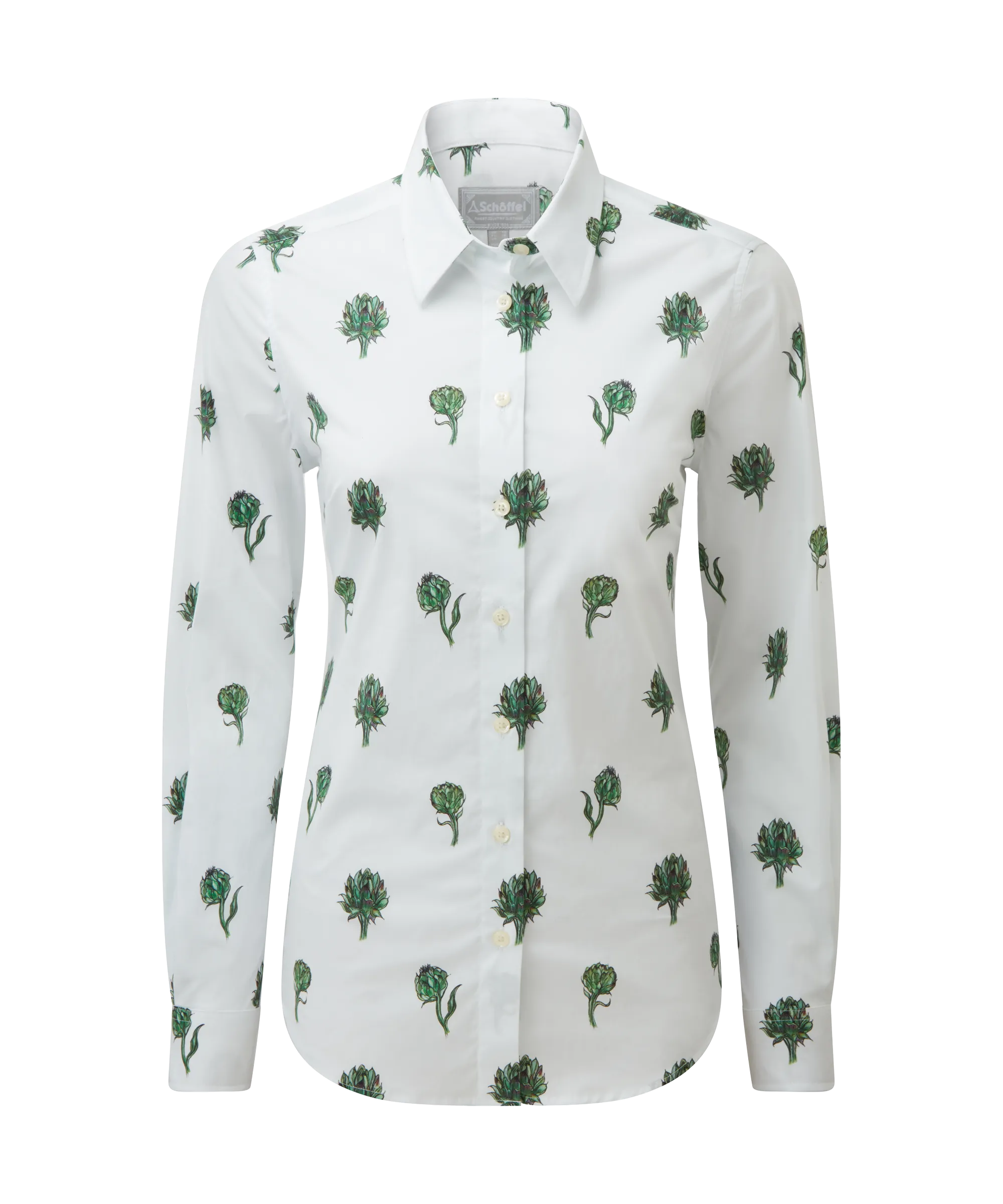 Norfolk Shirt - Artichoke Print