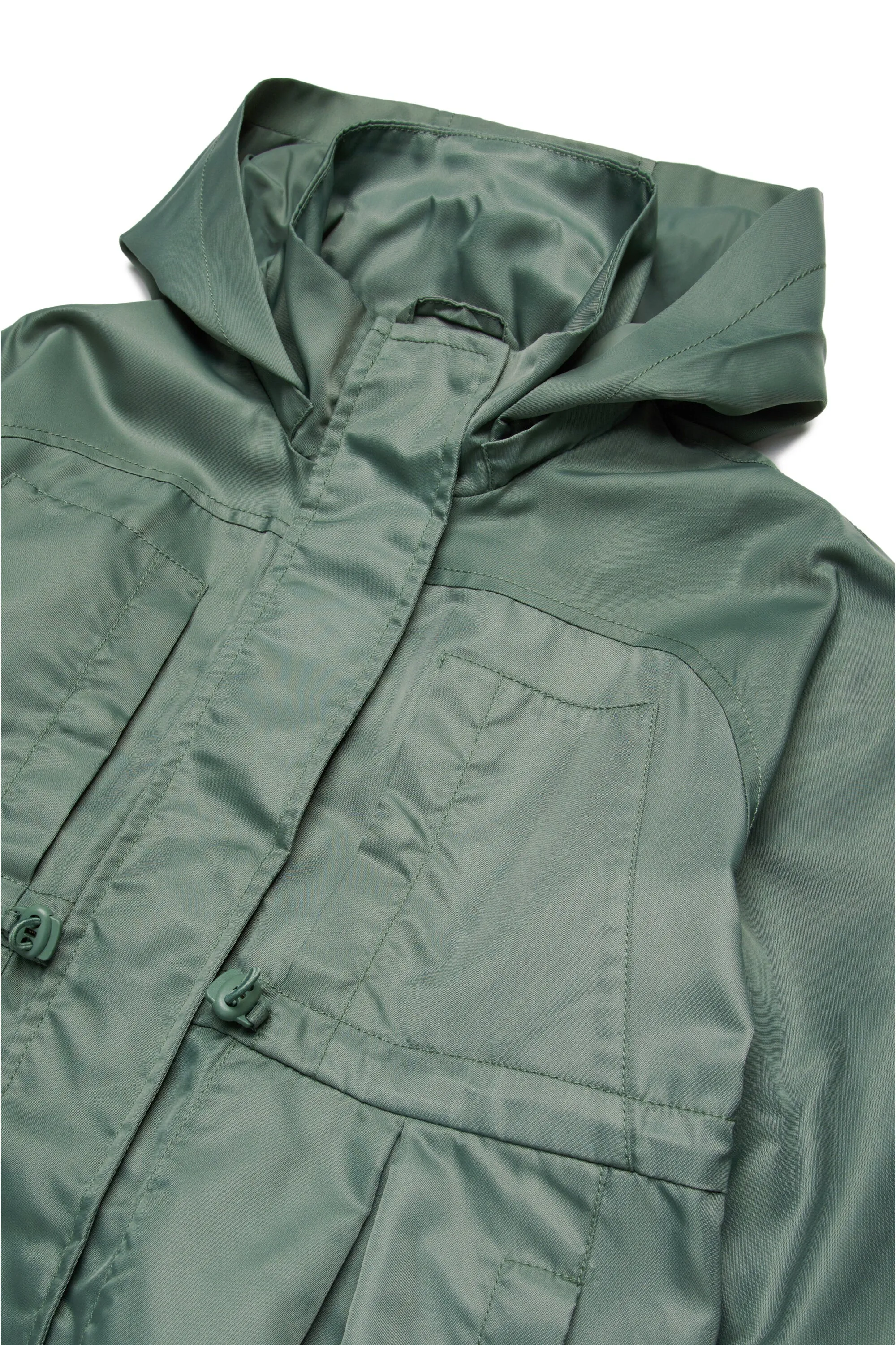 Parka with utility pockets