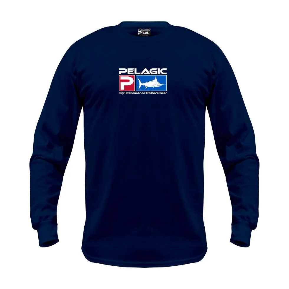 Pelagic deluxe logo LS shirt