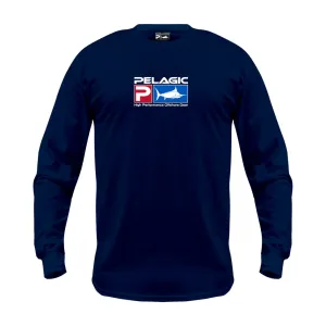 Pelagic deluxe logo LS shirt