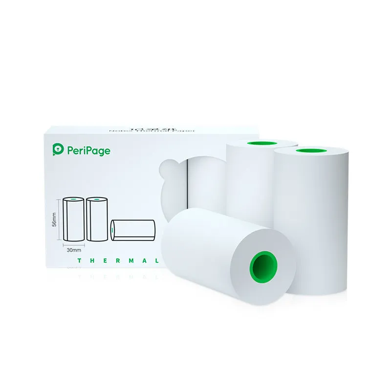 PeriPage 56×30mm Thermal Paper 3-Rolls/Box