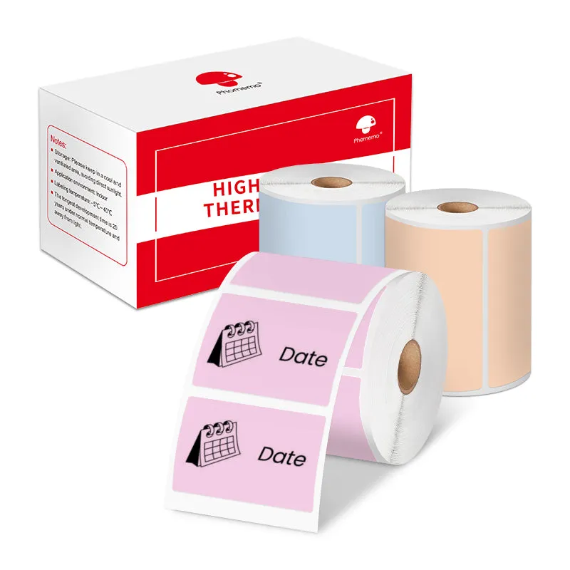 Phomemo 40×30mm Multi-Color Thermal Label for M110/M120/M150/M200/M220/M221