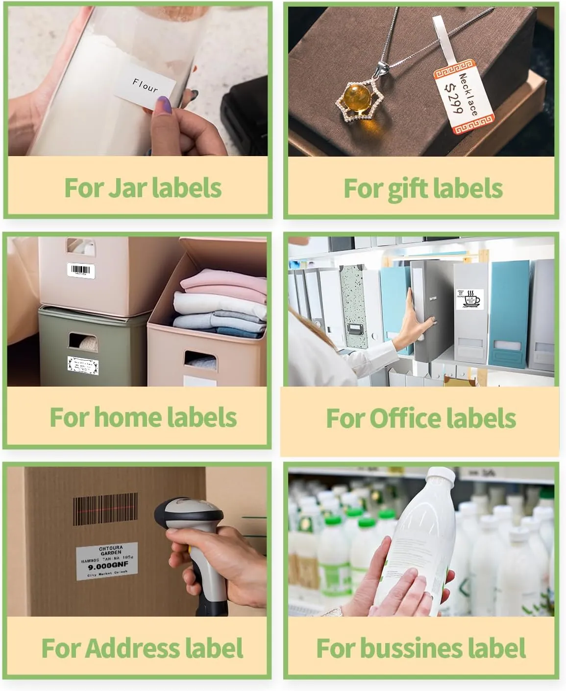 Phomemo 40×30mm Multi-Color Thermal Label for M110/M120/M150/M200/M220/M221