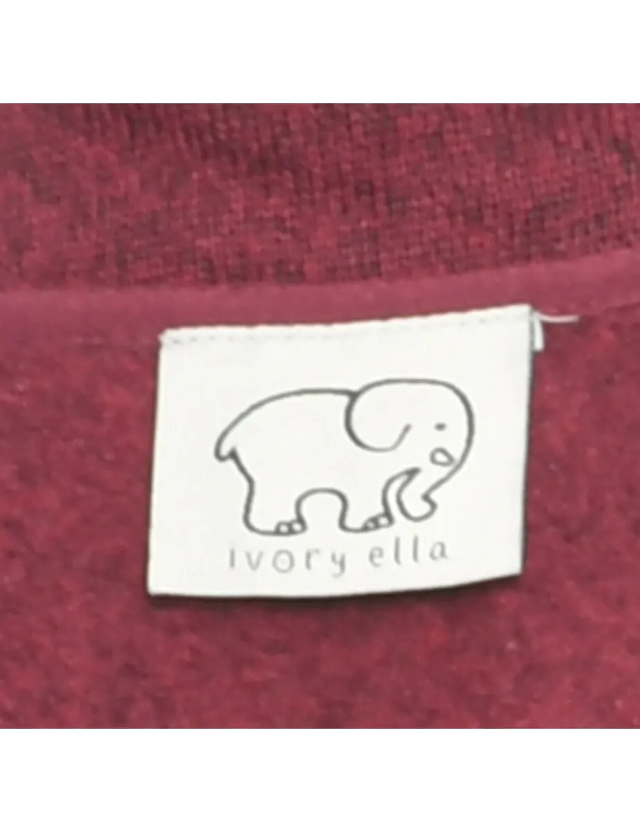 Plain Maroon Sweatshirt - S